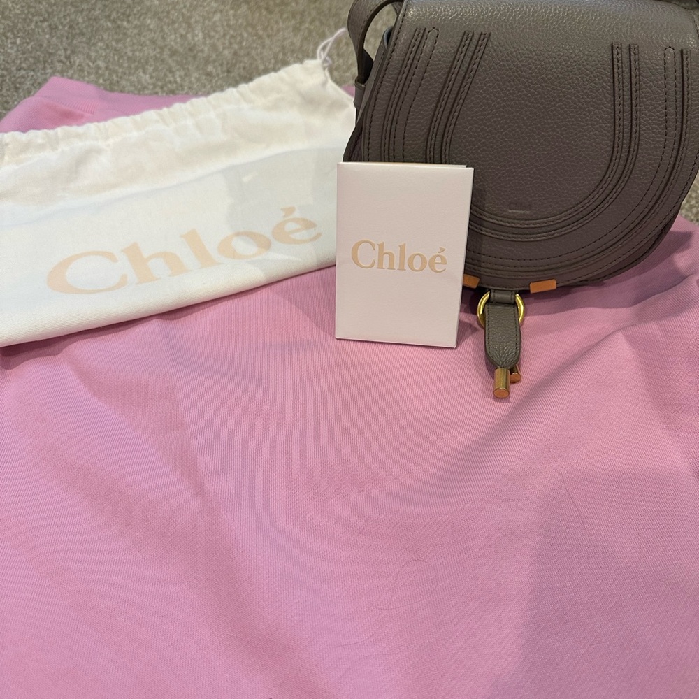 Gray Leather Women's Bag